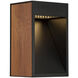 Timber 7 watt Wood Outdoor Bollard